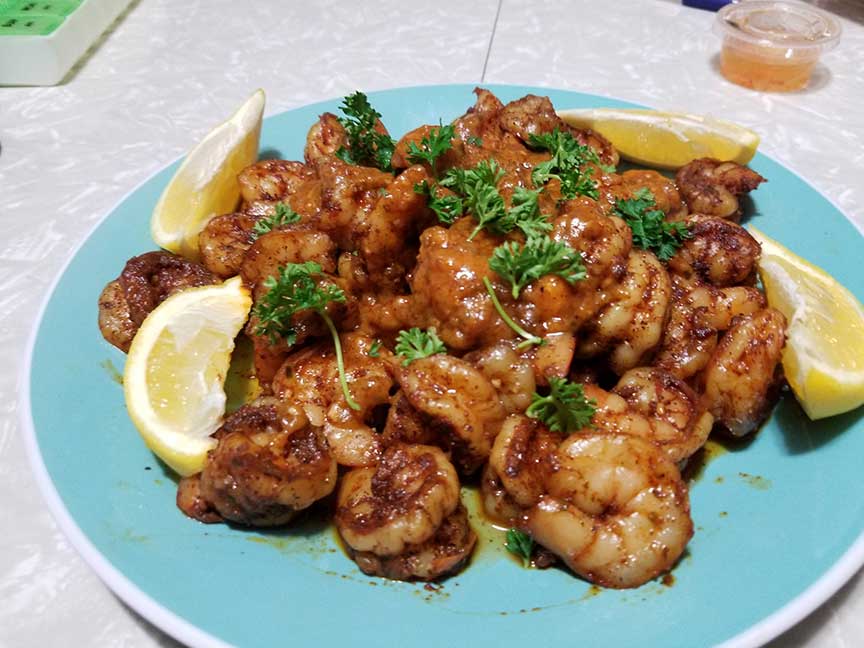 Cajun Lemon Shrimp