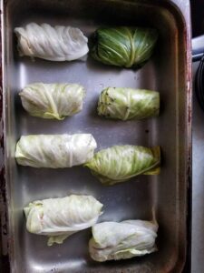 Chorizo Stuffed Cabbage